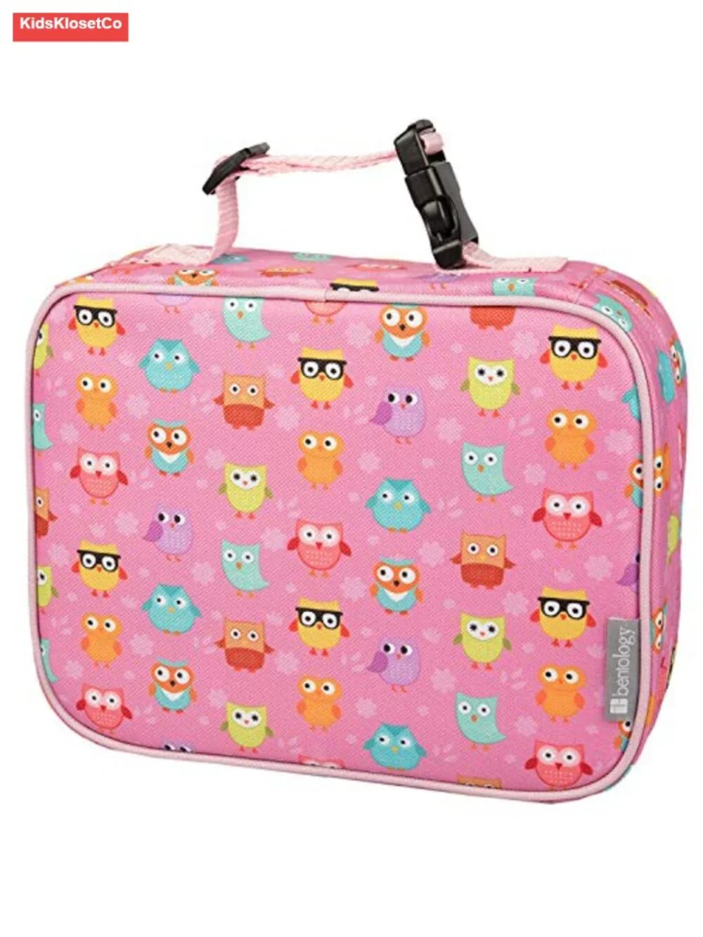 Insulated Lunch Box for Kids Clip On Handle Waterproof Lining Reusable Bento Bag